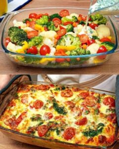 Brócoli Cremoso al Horno con Tomates y Kale: Una Receta Saludable 2 Brócoli Cremoso al Horno con Tomates y Kale