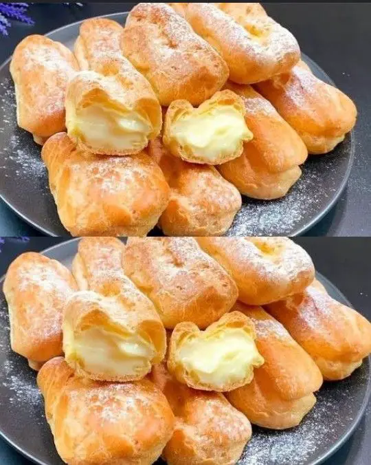 Canutillos Clásicos Rellenos de Crema