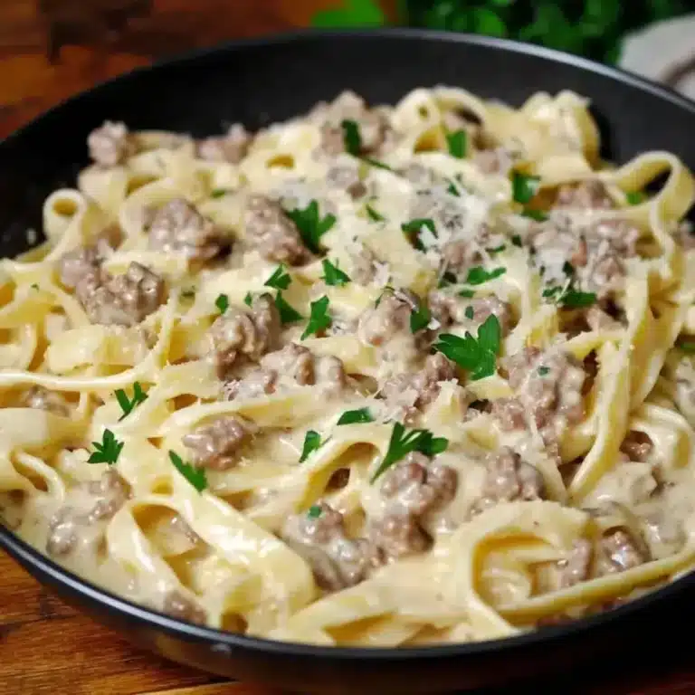 Carne Molida Alfredo