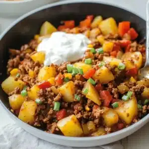 Carne y Papas Fáciles