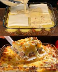 Cazuela de Carne Molida y Papas con Queso