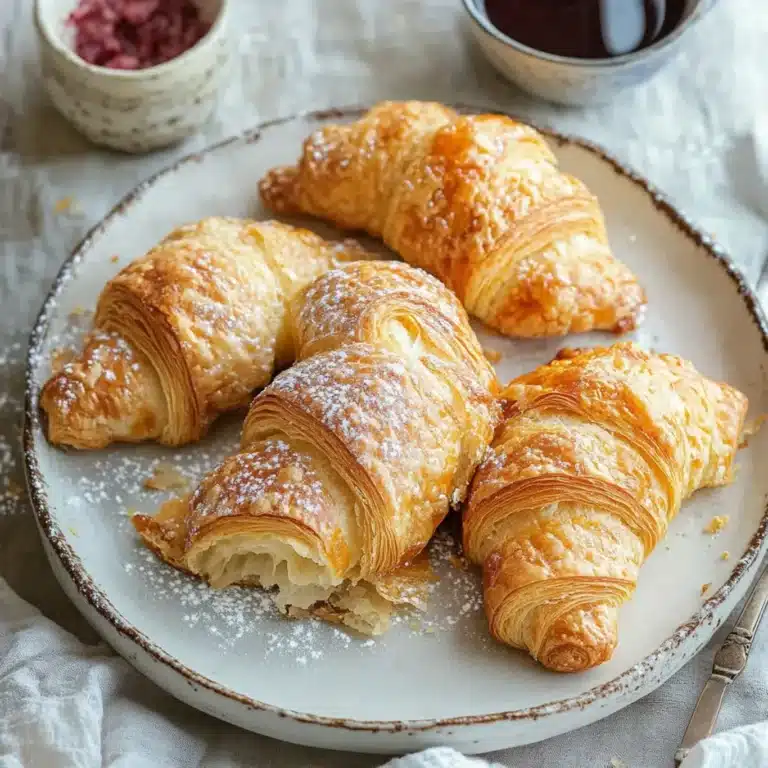 Croissants Franceses Caseros