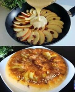El Pastel de Manzana en la Sartén