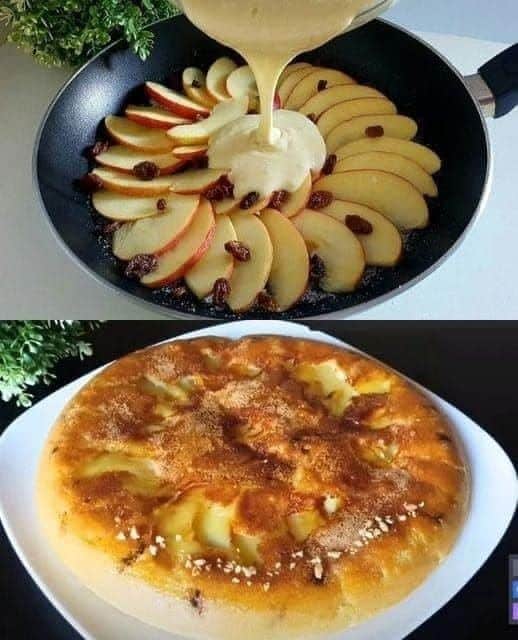 El Pastel de Manzana en la Sartén