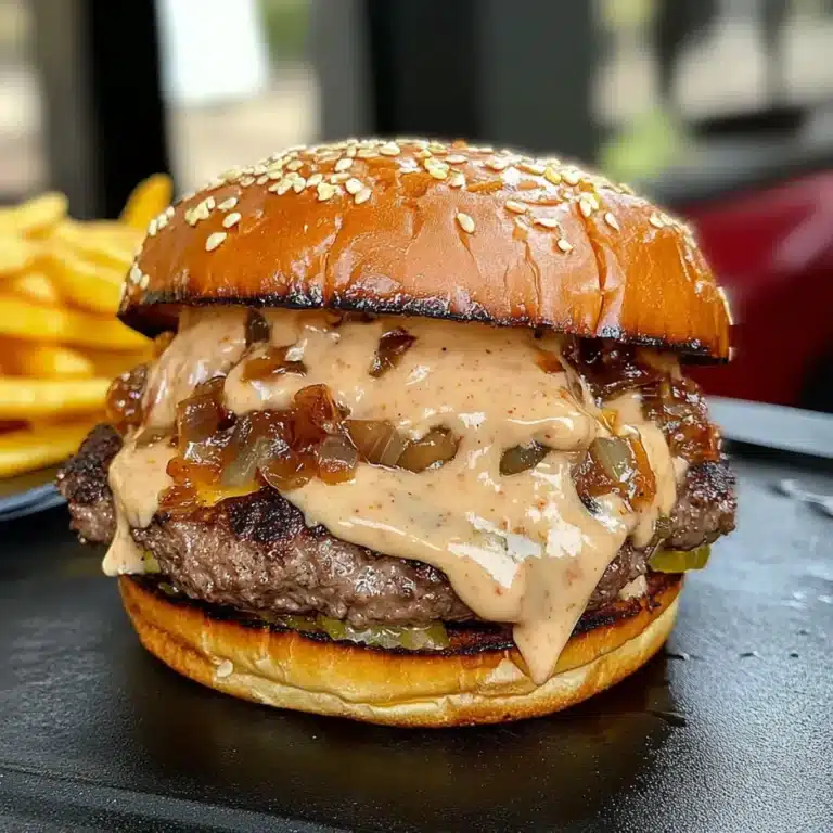 Hamburguesas Aplastadas con Mayonesa de Tocino