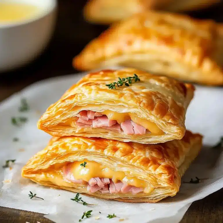 Hojaldres de Jamon y Queso