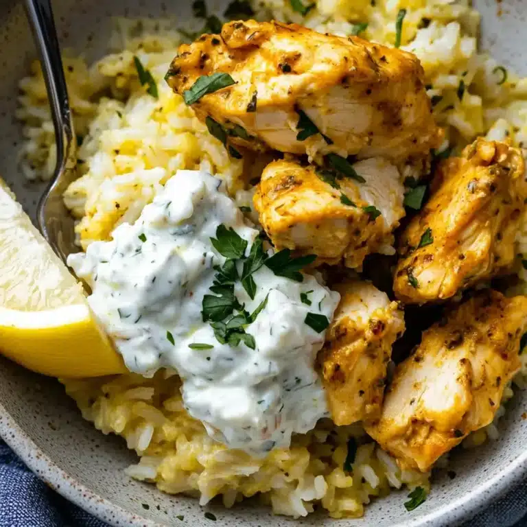 Rico Pollo Tzatziki Arroz