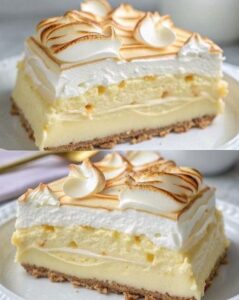 Tarta de Crema de Limón con Merengue