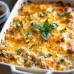 Cheesy Chicken And Rice Casserole
