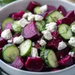 Beet Salad with Feta, Cucumbers, and Dill
