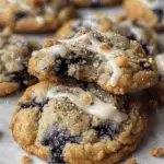 Blueberry Muffin Cookies with Streusel Topping