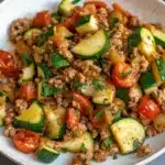Ground Turkey and Zucchini Skillet
