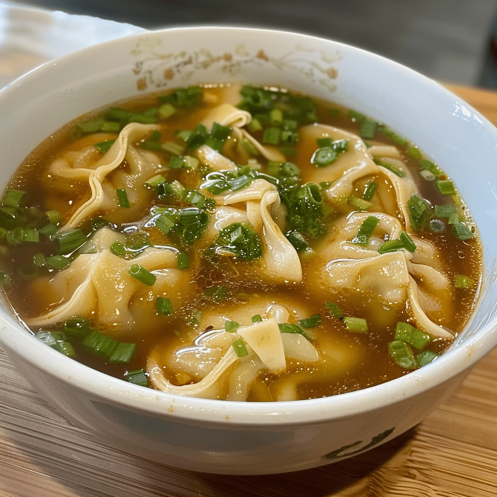 Homemade Wonton Soup
