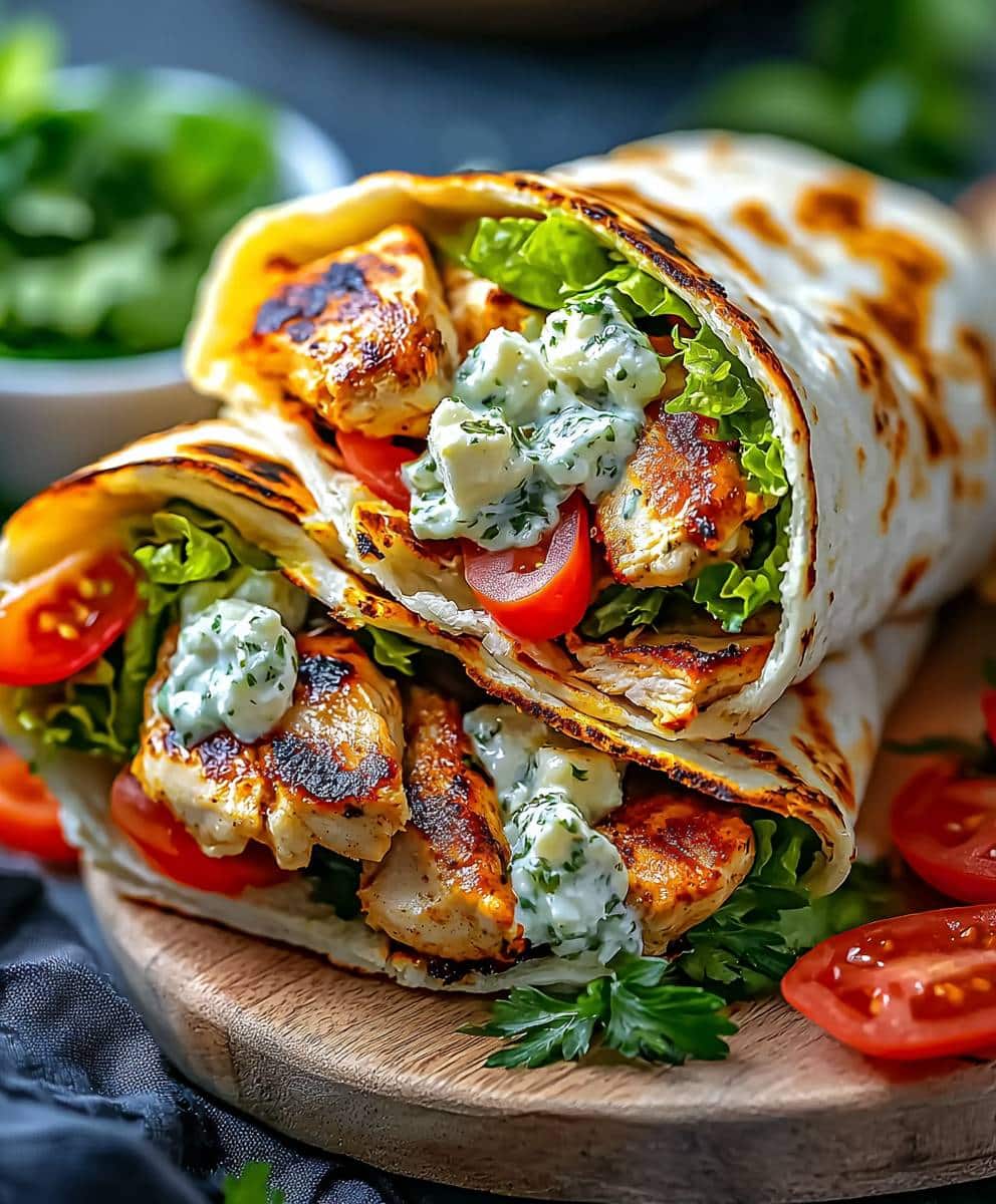 Mediterranean Chicken Gyros