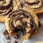 Peanut Butter Brownie Swirl Cookies