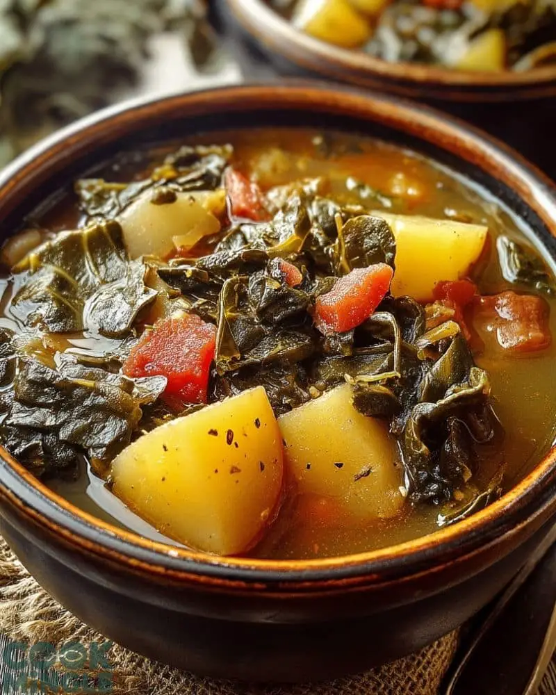 Southern-Style Collard Green and Potato Stew Recipe