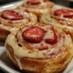 Strawberry Cheesecake Cinnabon Rolls