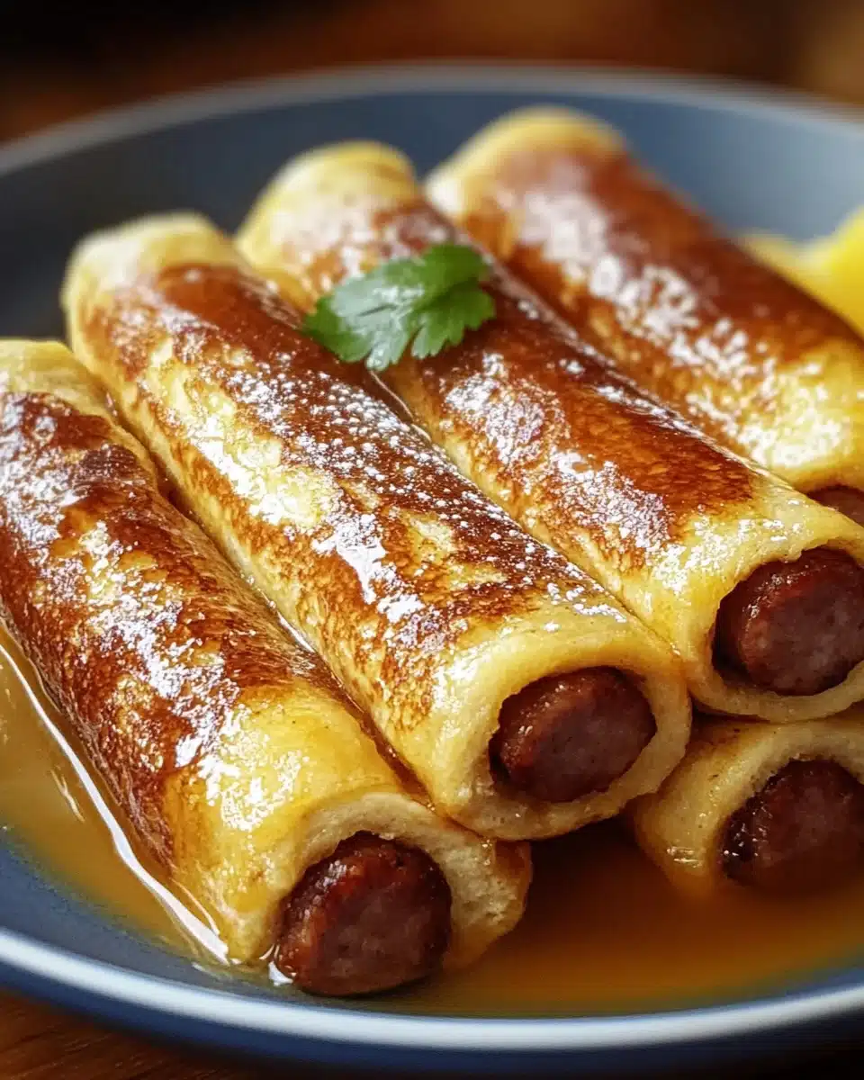 Sausage French Toast Roll-Ups