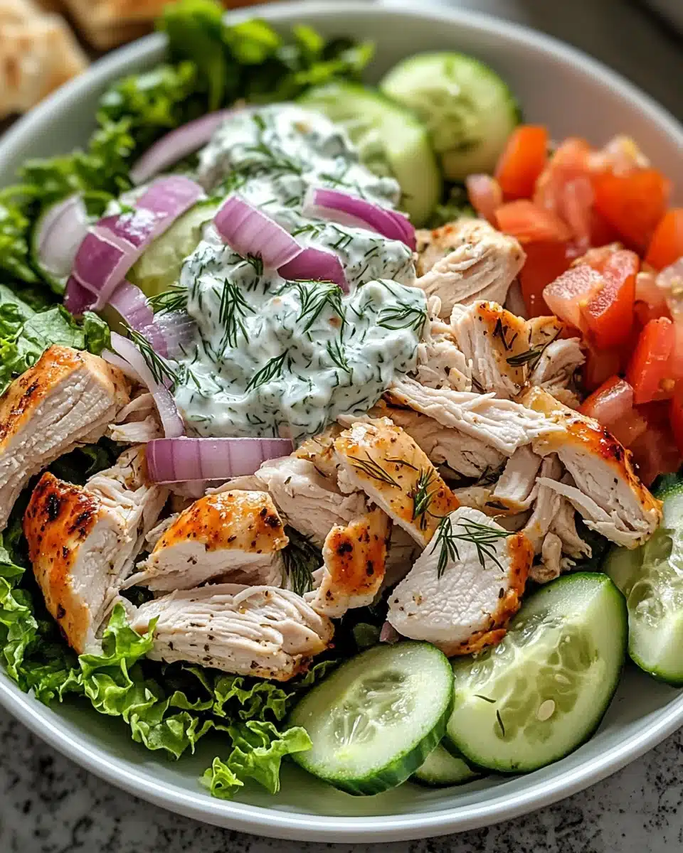 TZATZIKI CHICKEN SALAD