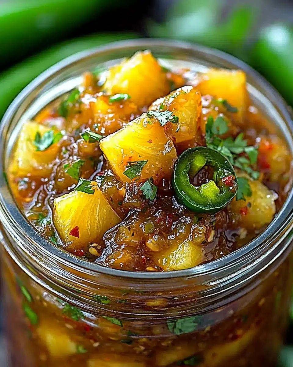 Spicy Pineapple Jalapeño Chutney
