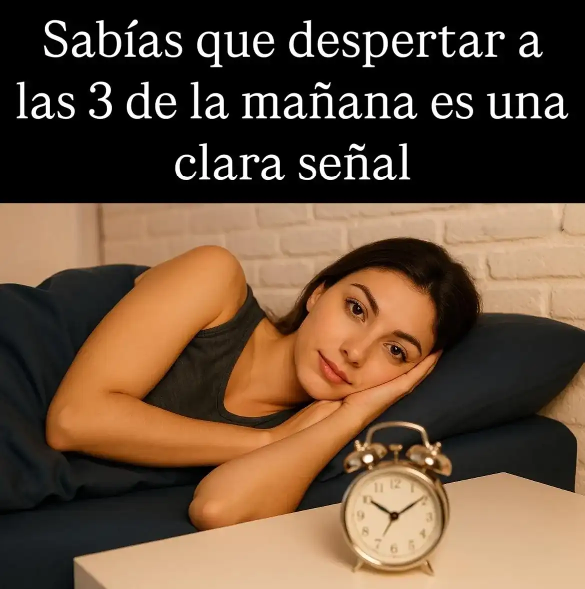 Sabías que despertar a las 3 de la mañana es una clara señal...Ver más