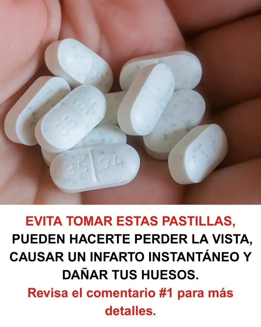 Las contraindicaciones de estas pastillas todos deberían conocerlas ¡consulta a tu médico! Lee más en el primer comentario. 👇👇