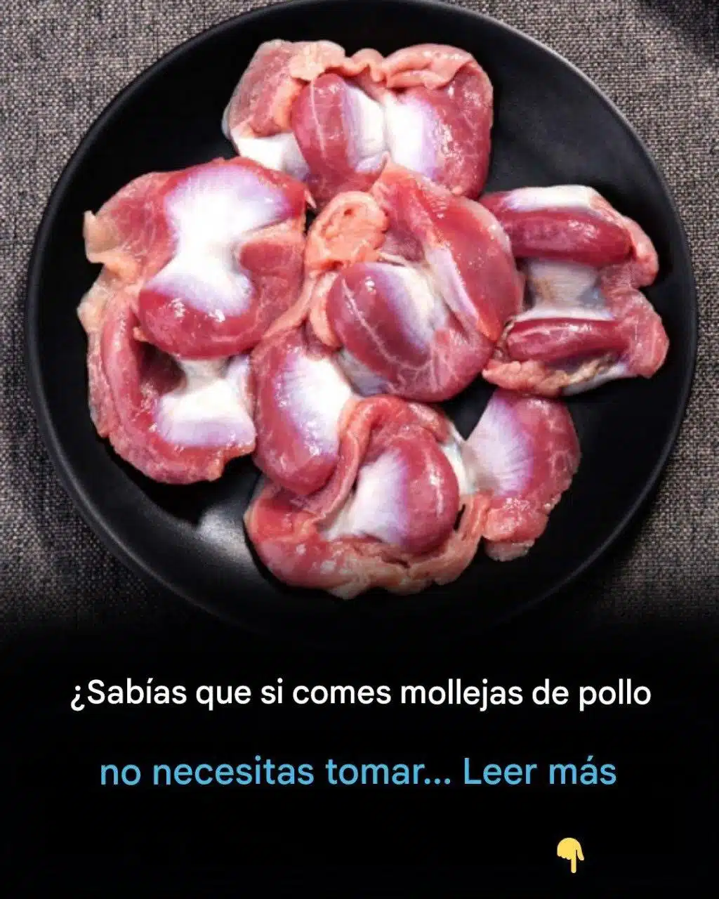 ¿Sabías que si comes mollejas de pollo no necesitas tomar... Ver más