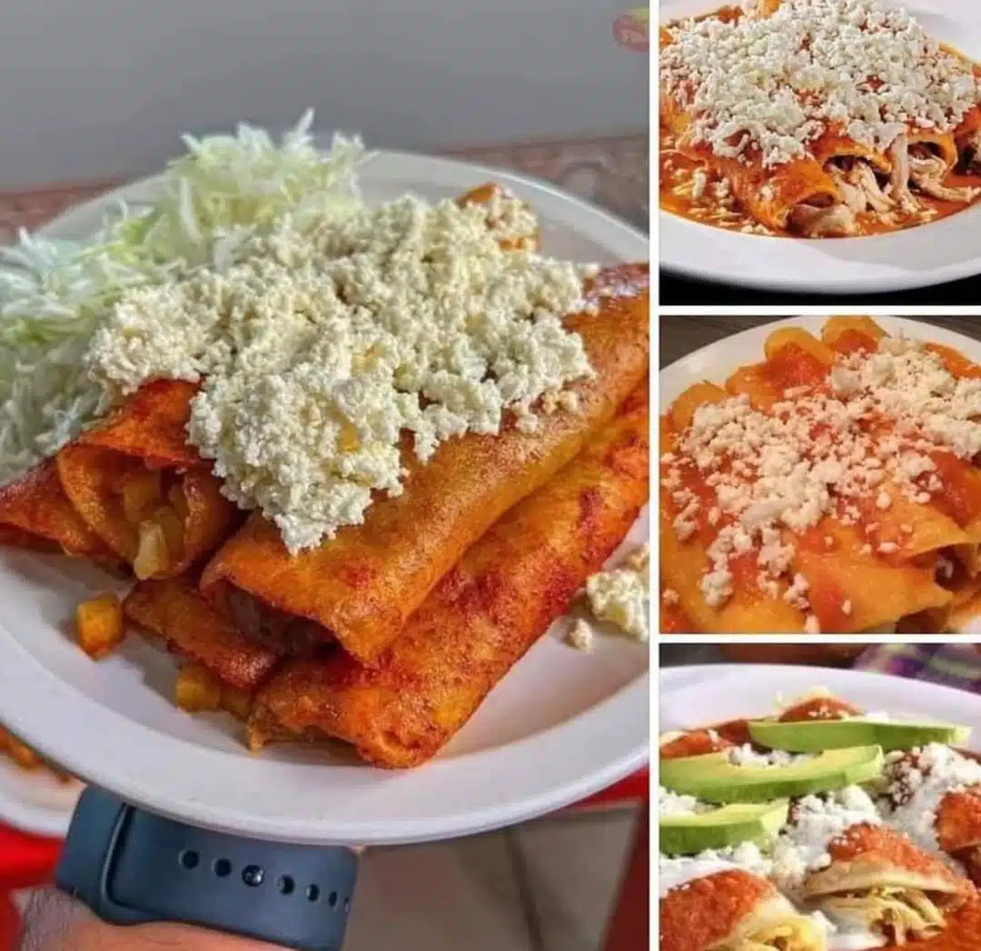 RECETAS DE ENCHILADAS ROJAS... Ver más