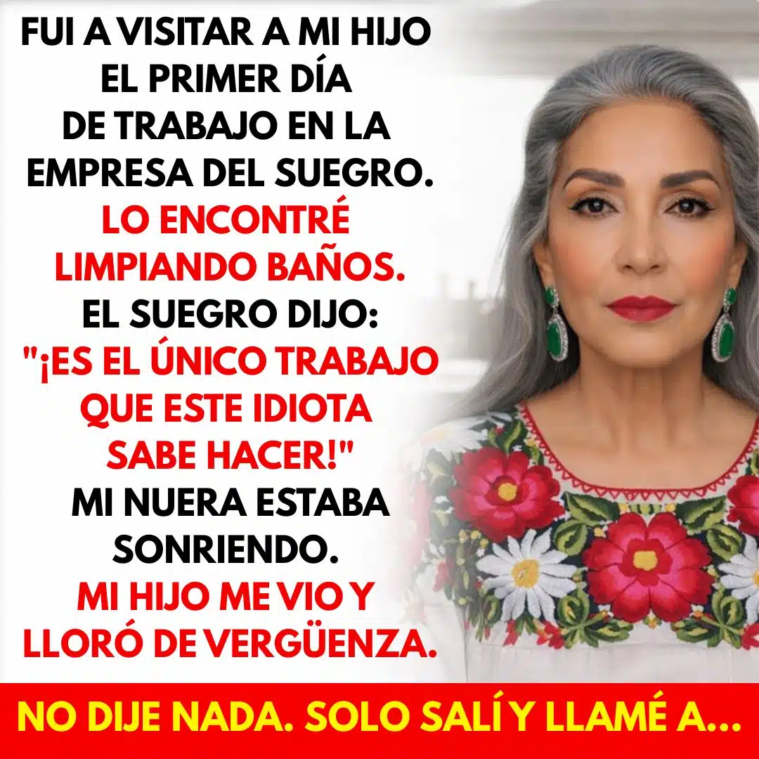 Encontré a mi hijo limpiando los baños… el suegro rió: “es todo lo que él sabe hacer”. Entonces llamé. 🤔🤯... Ver más