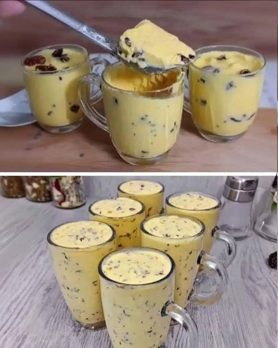 Postre Cremoso de Mango y Chispas de Chocolate... ver mas