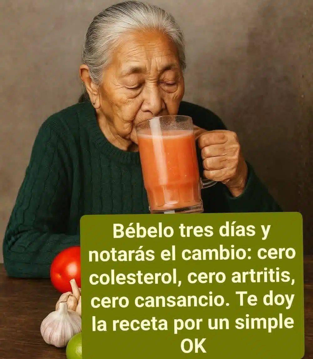 Bebida de tomate y ajo (receta popular)....ver mas