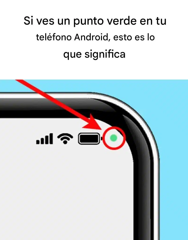 Punto Verde en Android: Significado, Privacidad y Control de Cámara/Micrófono 2 ¿Ves un punto verde en tu teléfono Android? Esto es lo que significa.