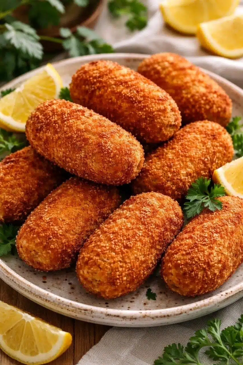 Receta de Croquetas de Patata Caseras: Fáciles, Crujientes y Cremosas 2 Te regalo mi receta de las croquetas de patata a cambio de un sencillo gracias...Ver más