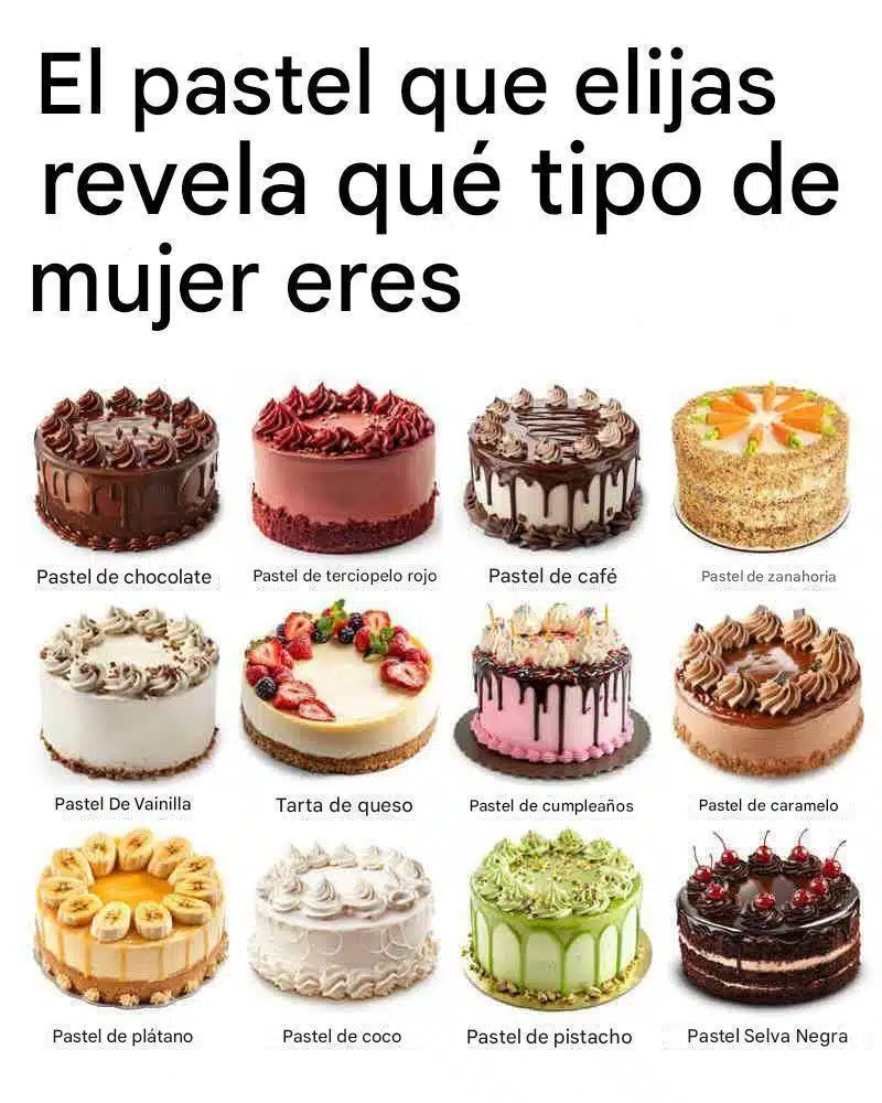 Tu Pastel Favorito Revela Tu Personalidad 2 El pastel que elijas revelará qué tipo de mujer eres