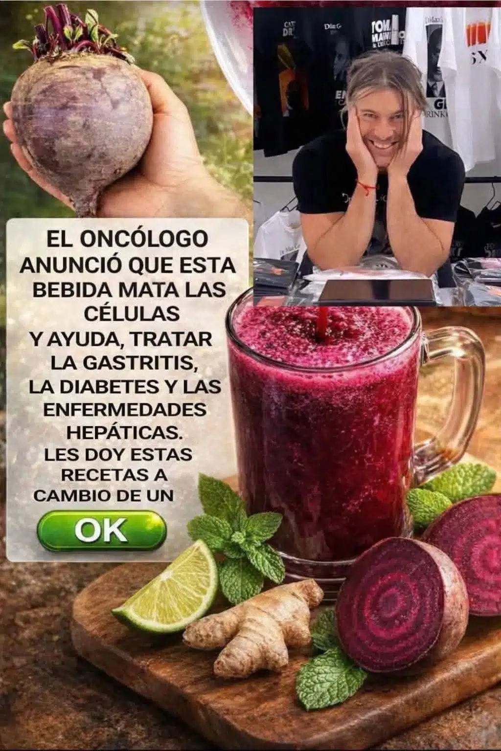 Jugo de Remolacha del Dr. Breuss: Desintoxica y Revitaliza Células en 42 Días 2 ¡Alerta! Jugo De Remolacha Mata Células En 42 Días