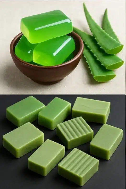 JABÓN CASERO DE GLICERINA CON ALOE VERA Y ROMERO: RECETA NATURAL PARA TU PIEL 2 Jabón de aloe casero fácil de hacer...Ver más