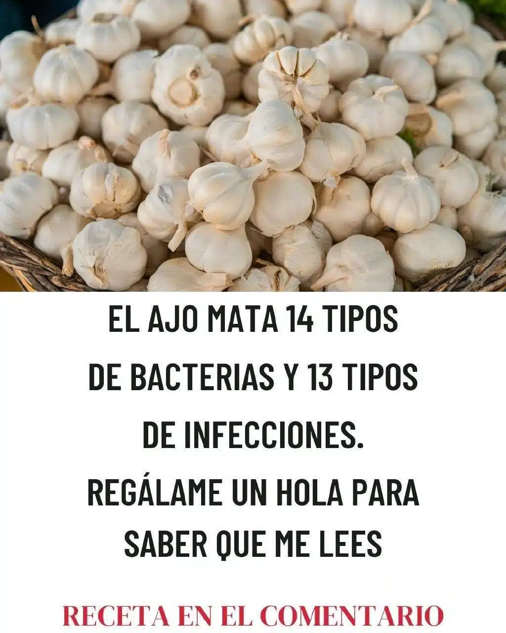 El Ajo: El Antibiotico Natural que Arrasa con las Infecciones. Te dejaré la receta completa en el primer comentario de esta foto.