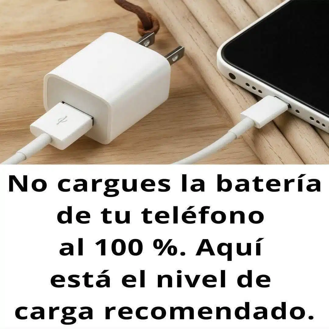 No cargues la batería de tu teléfono al 100 %… La razón que casi nadie te explica... Ver más