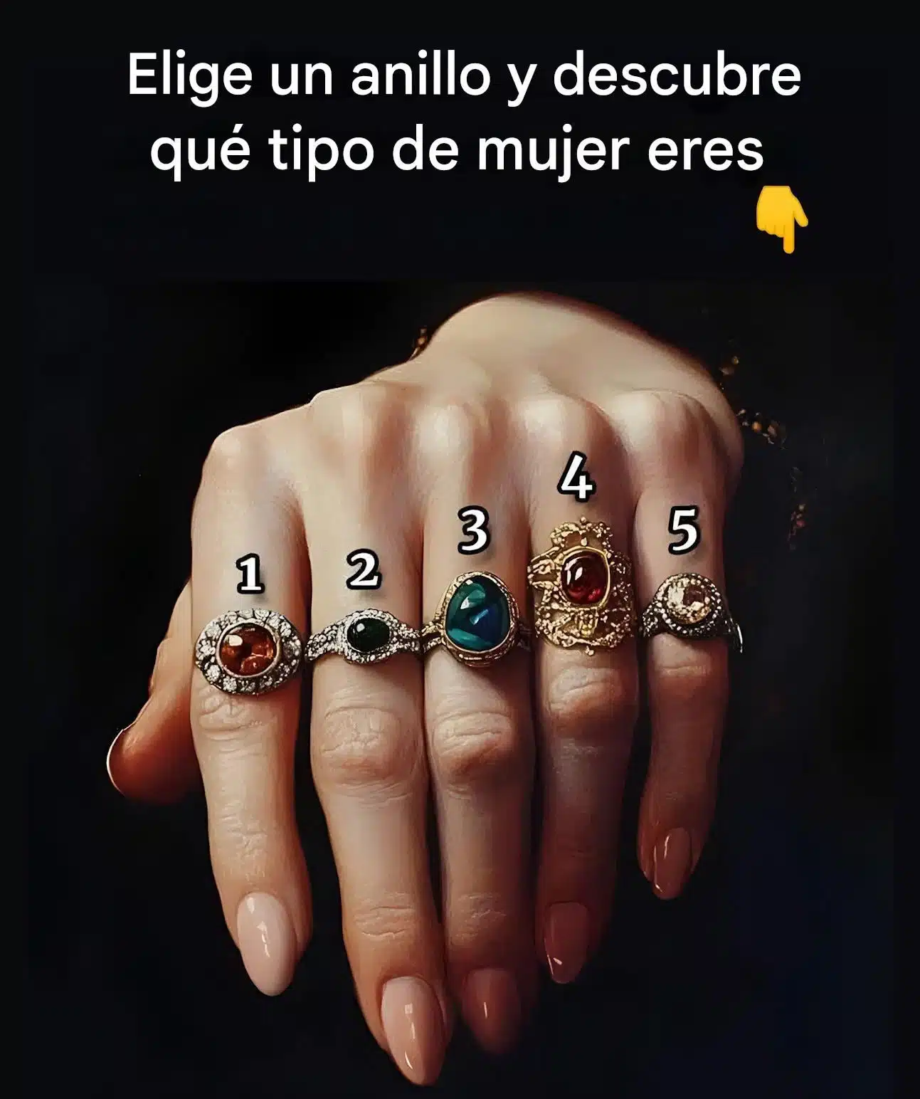 Elige un anillo para descubrir qué tipo de mujer eres Lee más en el primer comentario.