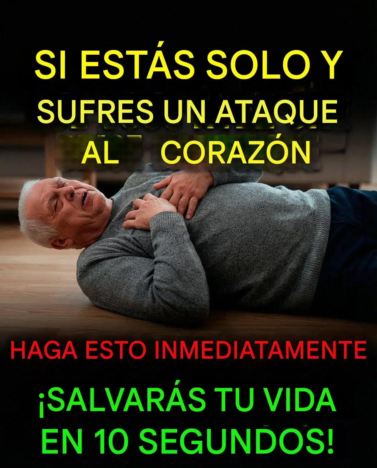 Cómo sobrevivir a un infarto cuando estás solo (en 10 segundos) Lee más en el primer comentario. 👇👇