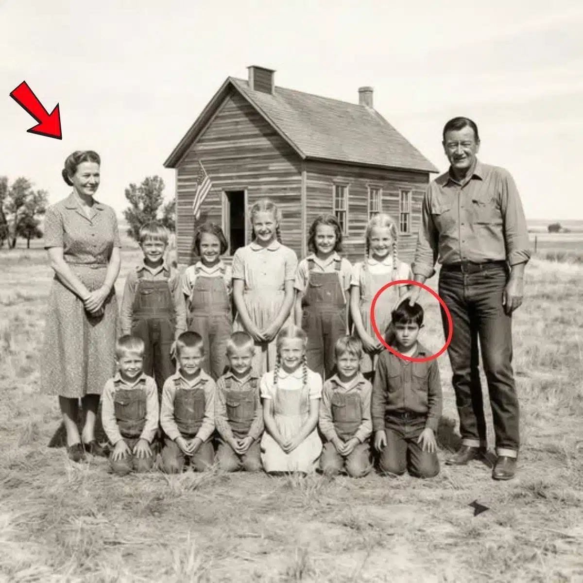 John Wayne recibió la carta de esta maestra e hizo algo que ninguna estrella de Hollywood haría hoy en día…
Marzo de 1961. Una maestra de una escuela rural de Montana les pidió a sus doce alumnos que escribieran una frase a John Wayne. Era solo un ejercicio de clase. No esperaba respuesta. Dos semanas después, un camión de reparto llegó a la escuela de una sola aula. Lo que traía cambiaría para siempre la forma en que estos niños veían Estados Unidos. Esta es la historia.
La carta llegó un martes. La oficina de John Wayne en Hollywood recibía cientos de cartas cada semana: cartas de fans, diversas solicitudes, guiones, ofertas de trabajo. La mayoría eran clasificadas por los asistentes, recibían respuestas estándar, fotos autografiadas… la rutina habitual. Pero esta era diferente. El sobre era sencillo, escrito a mano, con matasellos de Montana.
Dentro, tres hojas rayadas de cuaderno, escritas con la letra pulcra y cuidada de la maestra. La carta comienza de forma sencilla:
"Estimado Sr. Wayne, me llamo Margaret. Doy clases en una pequeña escuela de Montana. Tenemos doce alumnos, de entre 6 y 14 años. La mayoría son hijos de ganaderos. Estudiamos sus películas para aprender sobre la historia y los valores estadounidenses". Wayne relee esta frase dos veces. Estudiar sus películas para aprender sobre historia y valores. Ha realizado cerca de cien westerns. Nunca los ha considerado libros de texto.
La carta continúa:
"No tenemos proyector, así que leemos sus guiones en voz alta. Los niños representan las escenas. No es lo mismo que verlo en pantalla, pero les ayuda a comprender el valor, el honor y lo que significa ser estadounidense". Wayne deja su taza de café y continúa leyendo.
"Le escribo para preguntarle si tiene algún consejo sobre cómo enseñar estos valores a los niños. Somos una escuela pequeña, lejos de todo lo importante, pero creo que estas lecciones son importantes, especialmente para los niños que crecen en lugares olvidados". Al final de la carta había doce mensajes, uno de cada alumno, escritos con letra infantil. Algunos temblorosos, otros apenas legibles, pero todos sinceros.
«Querido Sr. Wayne, usted es el vaquero más valiente».
Sarah, 7 años.
«Sr. Wayne, mi papá dice que usted es un verdadero estadounidense. Quiero ser como usted».
Billy, 10 años.
«Veo sus películas cuando las proyectan en la ciudad. Usted nunca se rinde».
Tommy, 8 años.
Doce mensajes. Doce niños en algún lugar de Montana, aprendiendo sobre Estados Unidos a través de guiones leídos en voz alta en una escuela rural de una sola aula.
Wayne dobla la carta, la guarda en el cajón de su escritorio y se sienta allí, pensativo.
15 de marzo de 1961. Wayne tiene 53 años. Ha hecho sesenta westerns, tal vez más. Ha perdido la cuenta. Algunos buenos, otros olvidables. Pero nunca pensó que pudieran usarse para enseñar, que pudieran tener un significado más allá del mero entretenimiento.
Y ahora, doce niños de Montana están representando sus escenas, aprendiendo valores y creciendo con la convicción de que algo es importante gracias a las películas que él hizo.
Llama a su representante.
—¿Cuánto costaría un buen proyector?
—¿Para qué?
—Para una escuela. Necesitan 16 mm. Unos 300 dólares. Consigan el mejor modelo y copias de diez de mis películas. Las mejores.
—La diligencia. Río Rojo. La indumentaria amarilla. Fuerte Apache. Río Grande.
Las más educativas.
—Duke, ¿para quién es esto?
—Para una escuela en Montana. —¿Lo pidieron?
—No. Pero lo necesitan. Wayne extiende un cheque de 500 dólares a nombre de la escuela. Sin nombre. Solo: Escuela Montana, Clase de Margaret.
Luego se sienta y escribe una carta. Solo una carta para la maestra y los alumnos. Escribe durante una hora, tacha cosas, vuelve a empezar y finalmente encuentra las palabras adecuadas.
“Querida Margaret, queridos alumnos:
Gracias por su carta. Me siento honrado de que estén estudiando mis películas, más honrado de lo que se imaginan. Me pidieron consejo sobre cómo enseñar valores. Esto es lo que creo:
El valor no es la ausencia de miedo. Es hacer lo correcto incluso cuando se tiene miedo.
El honor es cumplir la palabra incluso cuando nadie te ve.
Ser estadounidense significa creer que todos importan. Incluso la gente de pueblos pequeños, lejos de todo.
Les envío un proyector y algunas películas.” No porque lo pidieran, sino porque estudiantes como ustedes merecen ver historias en la pantalla, no solo leerlas.
No son solo doce chicos de Montana. Son doce estadounidenses. Y eso nos incluye a todos.
Sigan estudiando. Sigan aprendiendo. Sigan creyendo en algo más grande que ustedes mismos. Eso es lo que hace que este país funcione.
Su amigo,
Duke. Sella la carta, la envía con el proyector y las películas. No le dice nada a nadie.