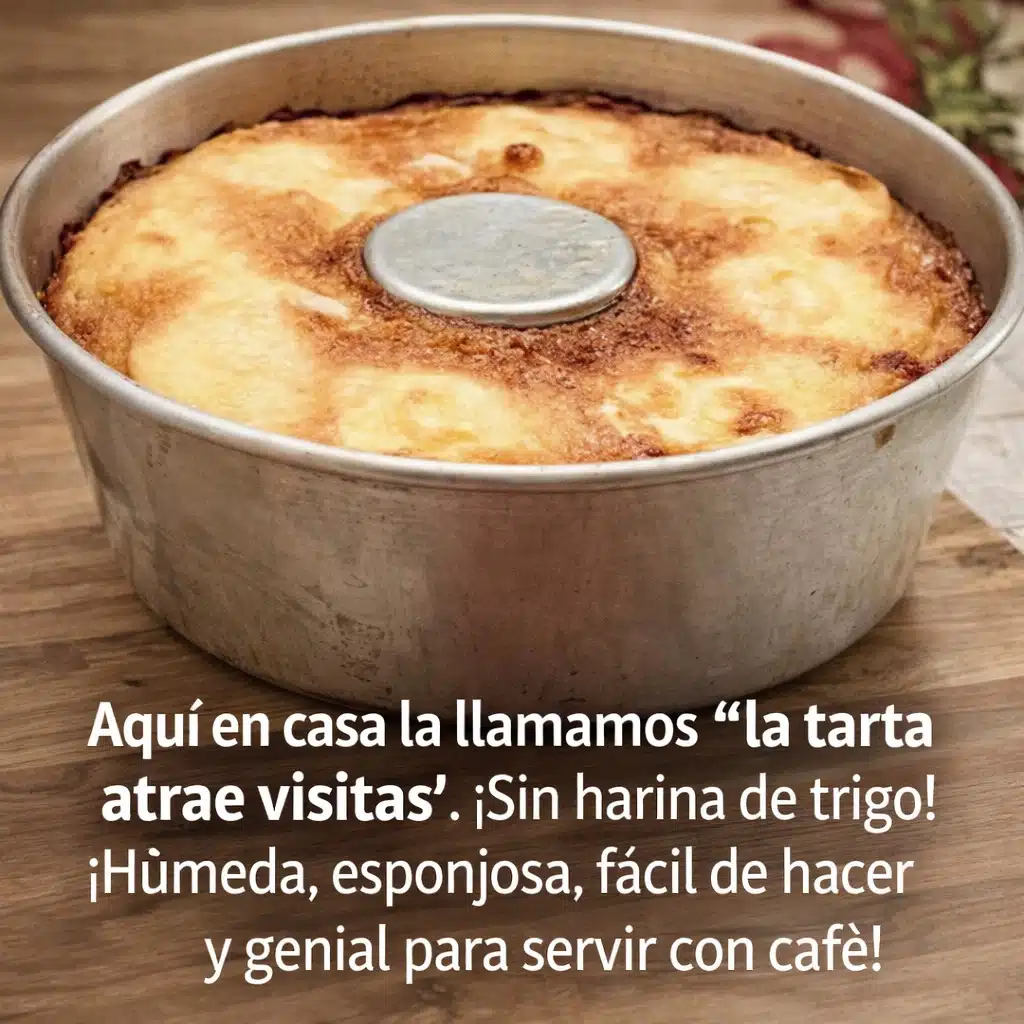 Tarta Atrae Visitas: Receta Sin Harina de Trigo, Húmeda con Copos de Maíz y Queso Crema 2 Aquí en casa la llamamos
