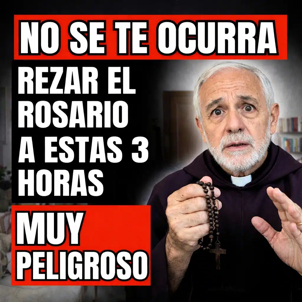 Un sacerdote advierte: Nunca reces el rosario a estas 3 horas (es muy peligroso) 🤔😱... Ver más