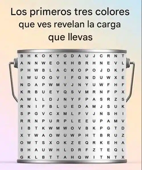 Psicología del Color: Descubre Qué Revelan Tus Colores Preferidos de Tu Mundo Interior 2 Los primeros tres colores que ves revelan la carga que llevas... Ver más