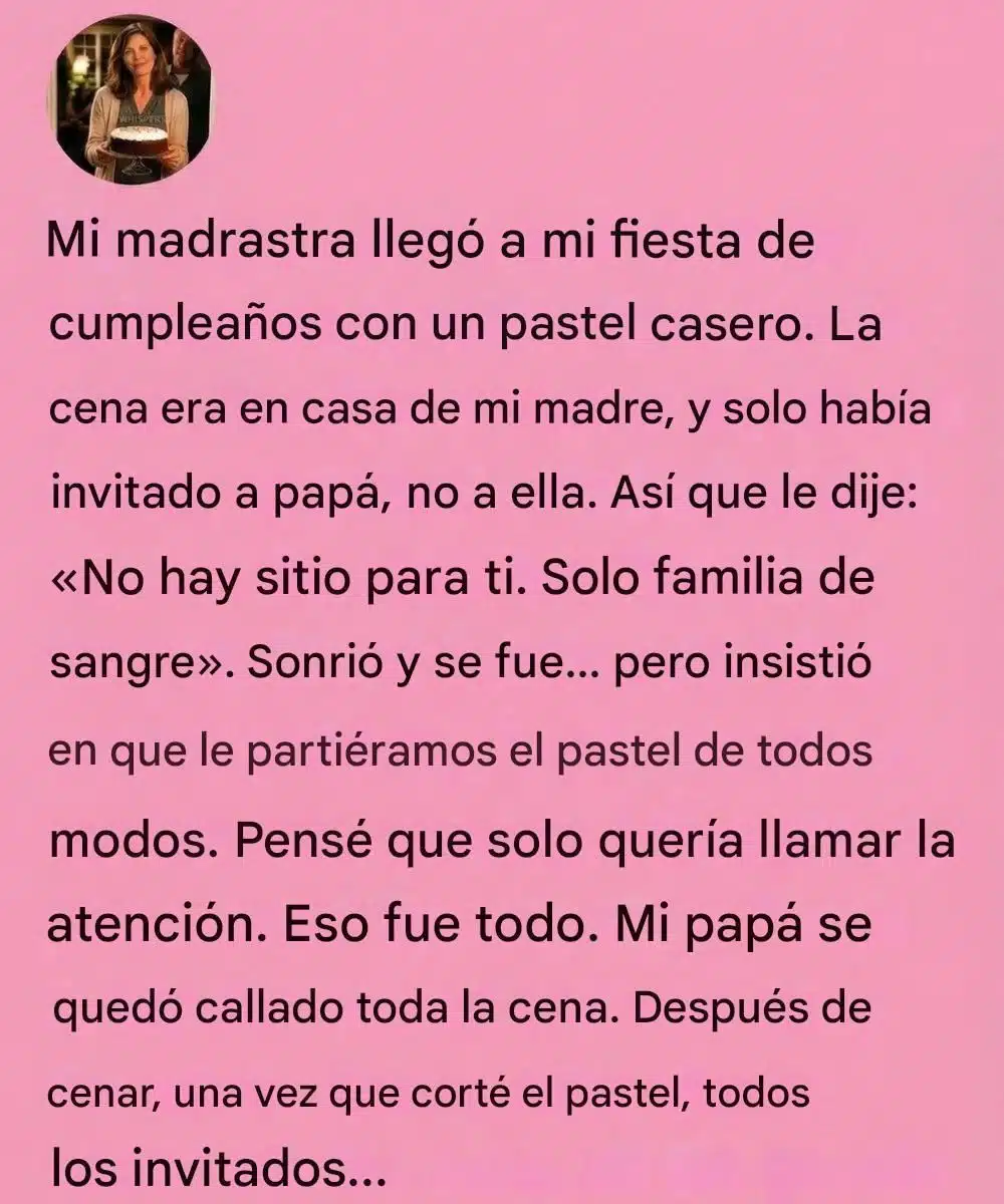 Un simple pastel de cumpleaños abrió viejas heridas y me mostró cómo el perdón cura a una familia... Ver más
