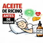 Aceite de ricino antes de dormir beneficios