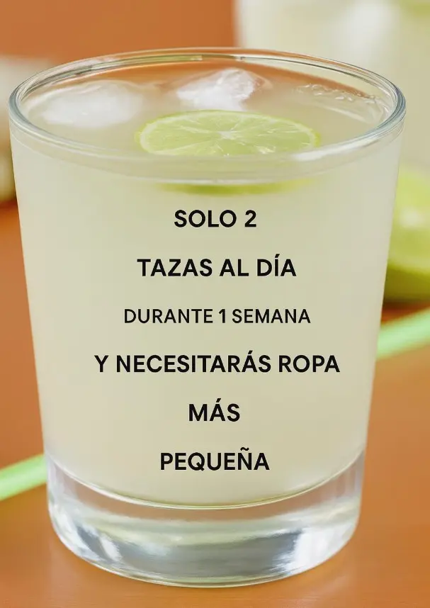 Bebida de limón y jengibre para quemar grasa