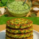 Buñuelos de Calabacín con Feta y Tzatziki
