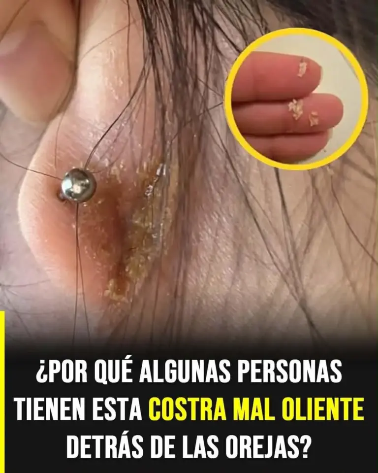 Costras con mal olor detrás de orejas causas