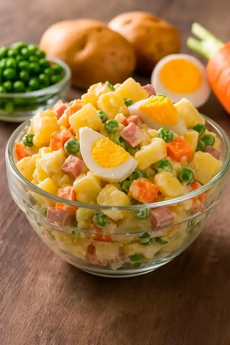 Ensaladilla Rusa fácil receta paso a paso